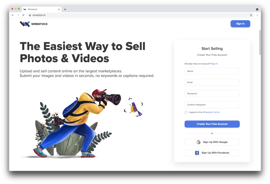 Wirestock - The easiest way to sell photos & videos online